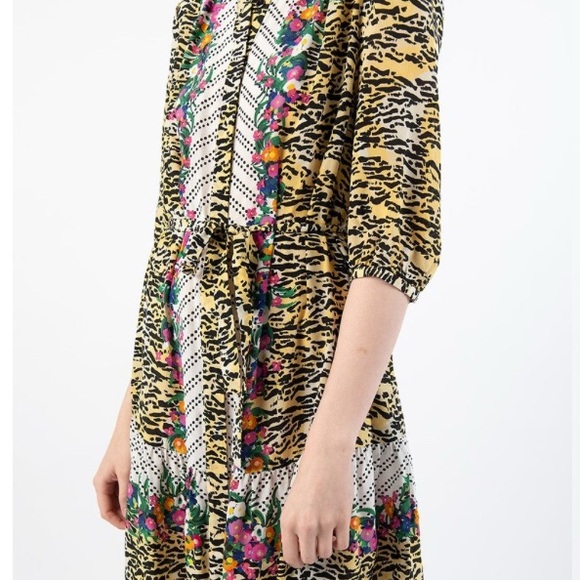 Saloni UK 14/US 10 Tyra dress in Tiger Rosette - Picture 4 of 8